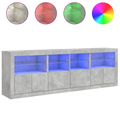 Credenza Con Luci Led 202X37X67 Cm
