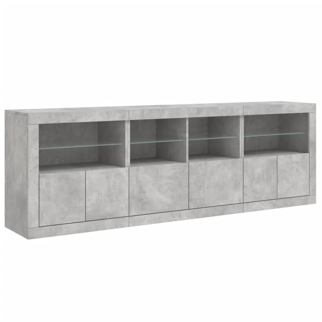 Credenza Con Luci Led 202X37X67 Cm