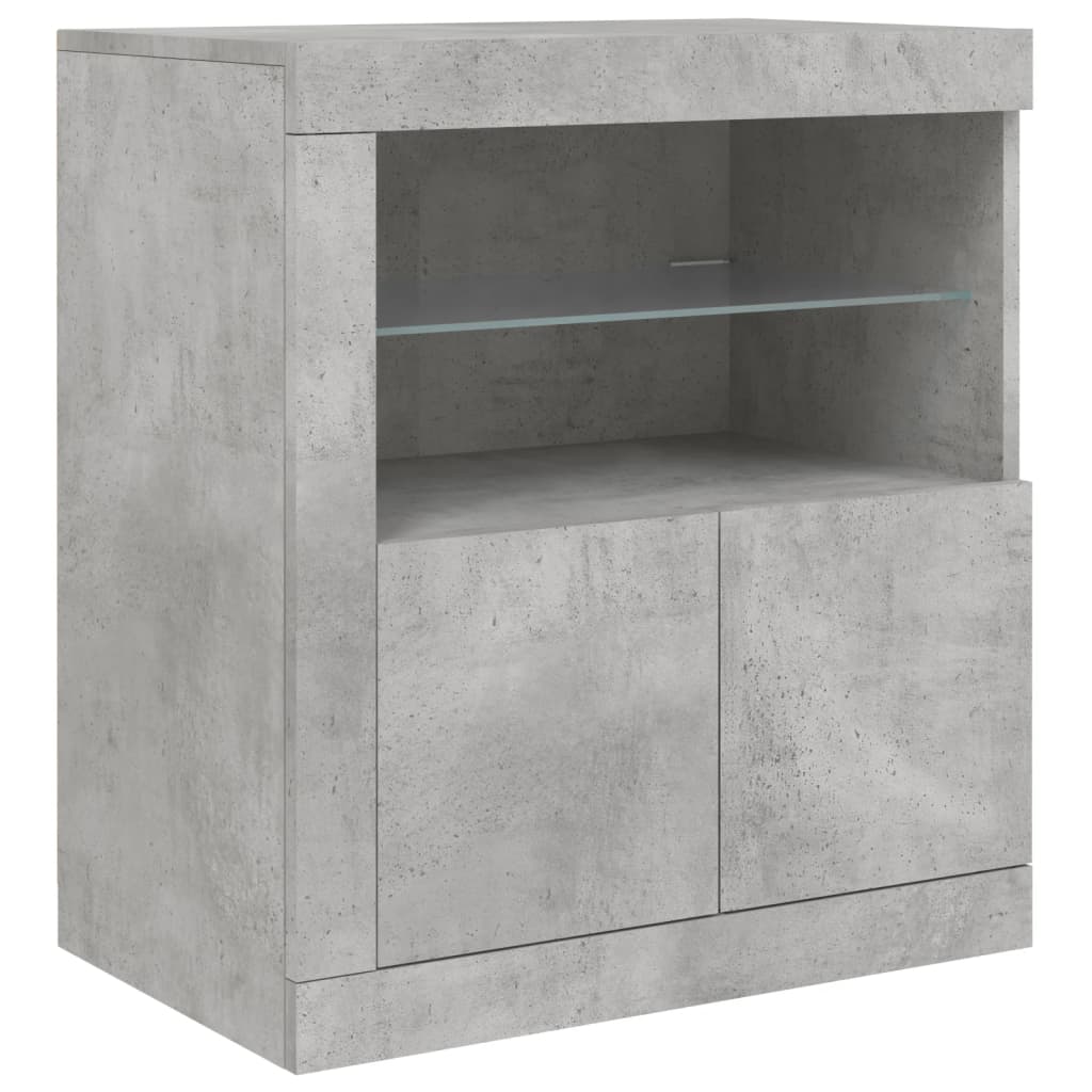 Credenza Con Luci Led 202X37X67 Cm