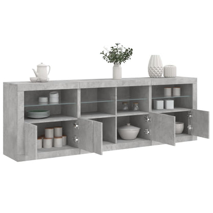 Credenza Con Luci Led 202X37X67 Cm