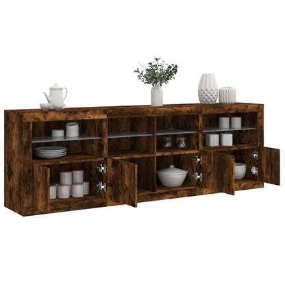 Credenza Con Luci Led 202X37X67 Cm
