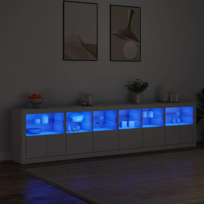 Credenza Con Luci Led 283X37X67 Cm