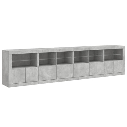 Credenza Con Luci Led 283X37X67 Cm