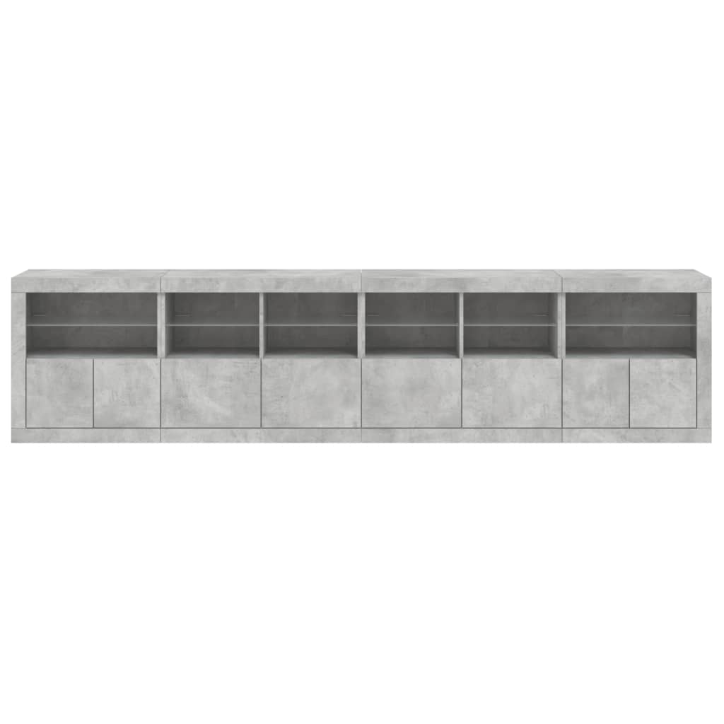Credenza Con Luci Led 283X37X67 Cm