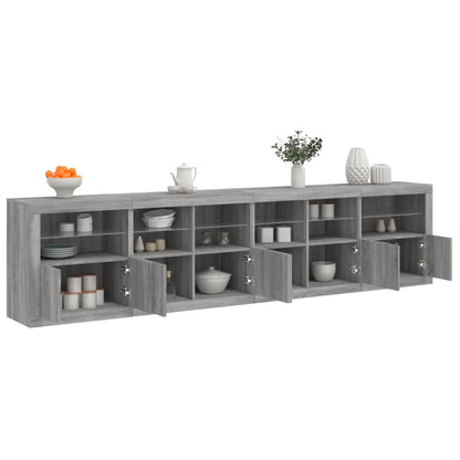 Credenza Con Luci Led 283X37X67 Cm