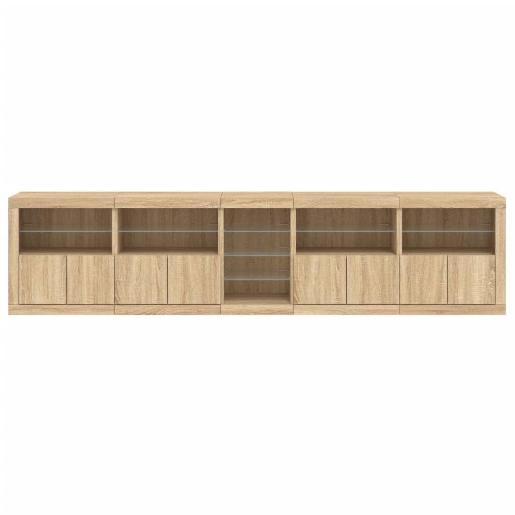 Credenza Con Luci Led 283X37X67 Cm