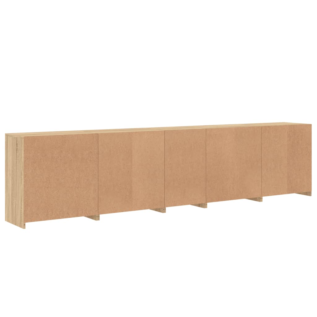 Credenza Con Luci Led 283X37X67 Cm