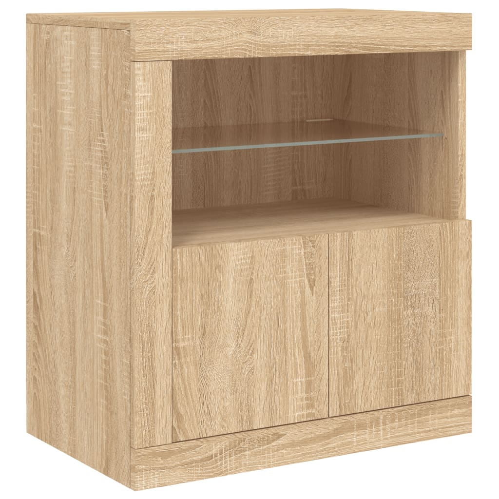 Credenza Con Luci Led 283X37X67 Cm