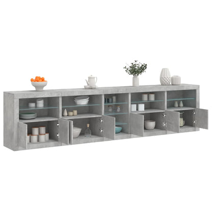 Credenza Con Luci Led 283X37X67 Cm