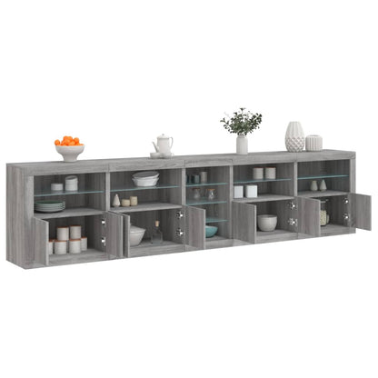 Credenza Con Luci Led 283X37X67 Cm