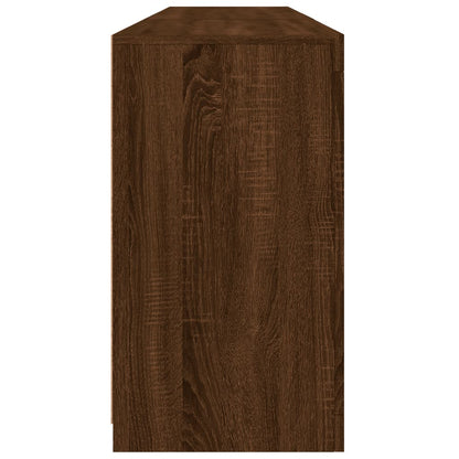 Credenza Con Luci Led Rovere Marrone 162X37X67 Cm