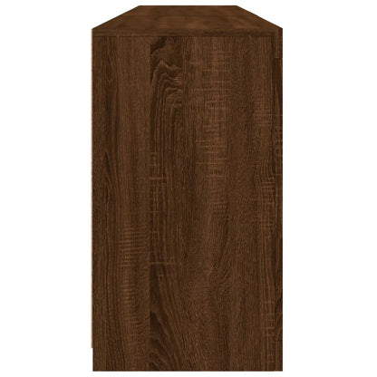 Credenza Con Luci Led Rovere Marrone 181,5X37X67 Cm