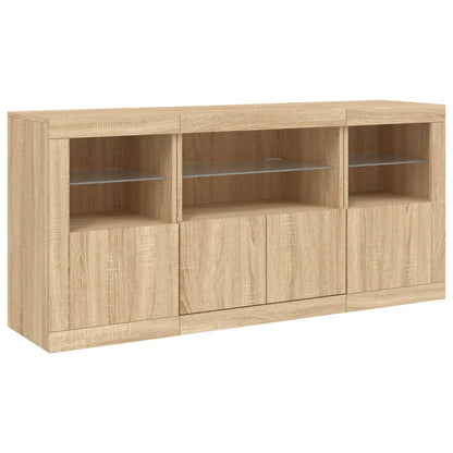 Credenza Con Luci Led 142,5X37X67 Cm