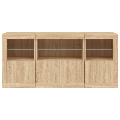 Credenza Con Luci Led 142,5X37X67 Cm