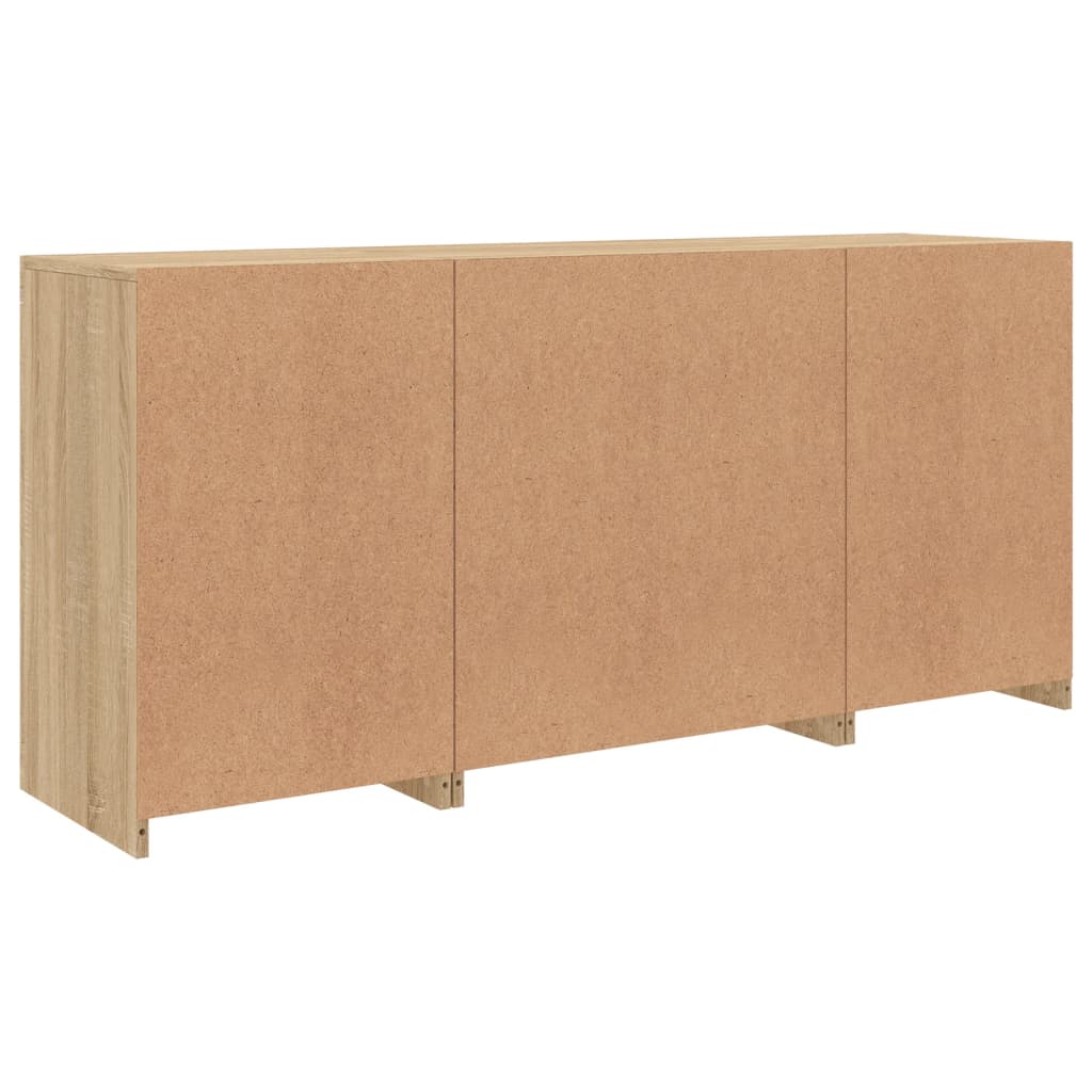 Credenza Con Luci Led 142,5X37X67 Cm