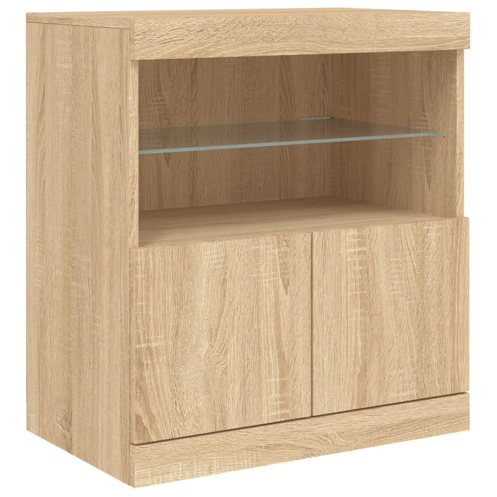 Credenza Con Luci Led 142,5X37X67 Cm