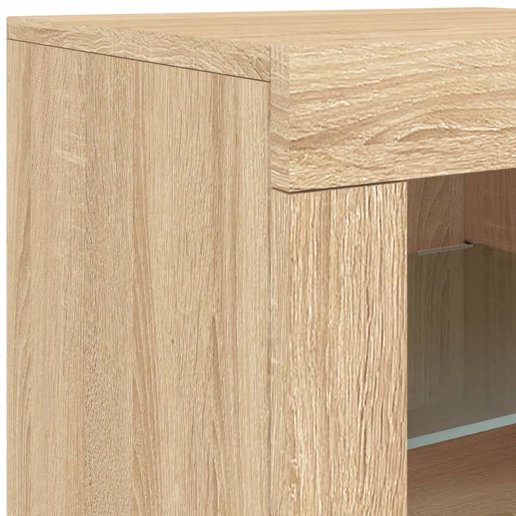 Credenza Con Luci Led 142,5X37X67 Cm