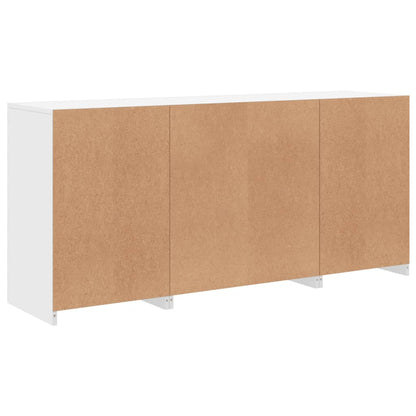Credenza Con Luci Led Bianca 142,5X37X67 Cm