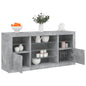 Credenza Con Luci Led Bianca 142,5X37X67 Cm