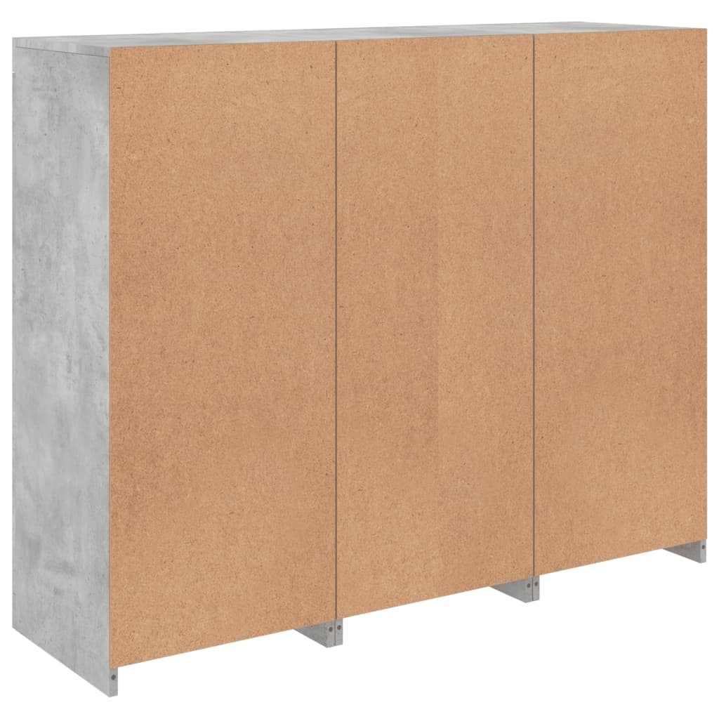 Credenze Con Luci Led 3 Pz In Legno Multistrato