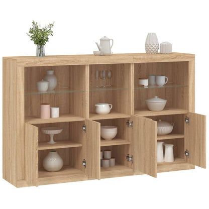 Madia Led 162 X 37 X 100 Cm Legno Multistrato