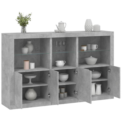 Madia Led 162 X 37 X 100 Cm Legno Multistrato