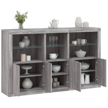 Madia Led 162 X 37 X 100 Cm Legno Multistrato