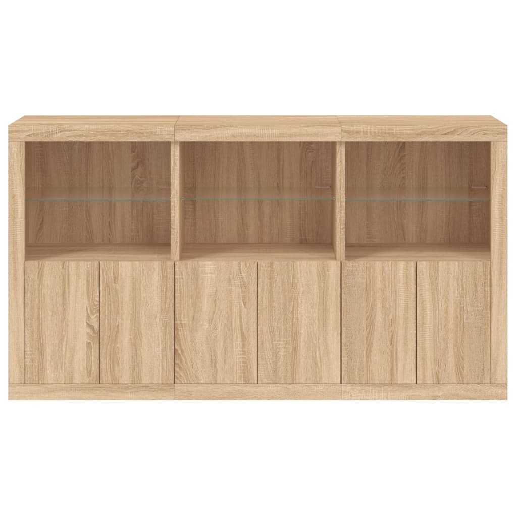 Credenza Con Luci Led 181,5X37X100 Cm