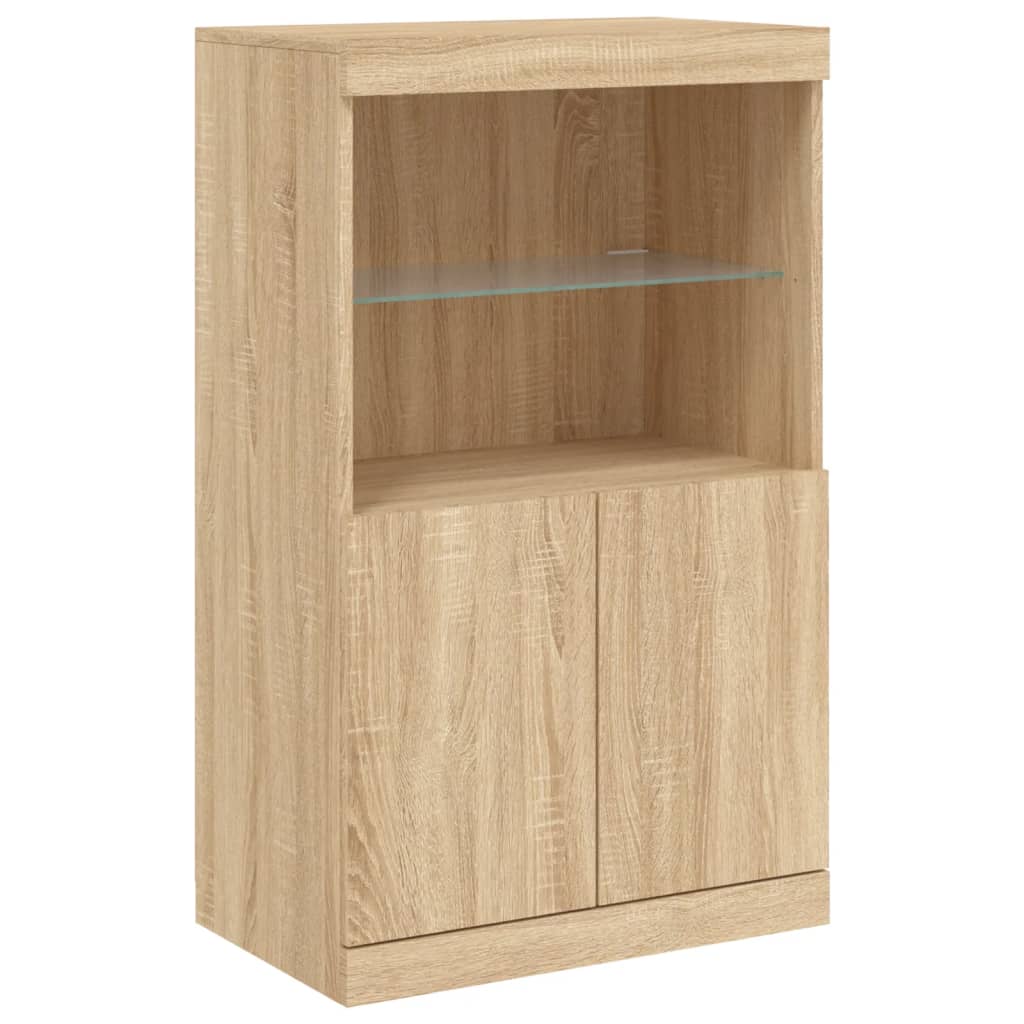Credenza Con Luci Led 181,5X37X100 Cm