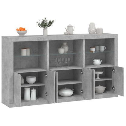 Credenza Con Luci Led 181,5X37X100 Cm