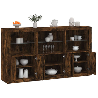 Credenza Con Luci Led 181,5X37X100 Cm
