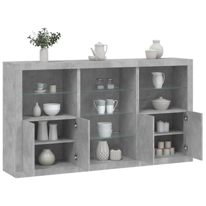 Credenza Con Luci Led 181,5X37X100 Cm