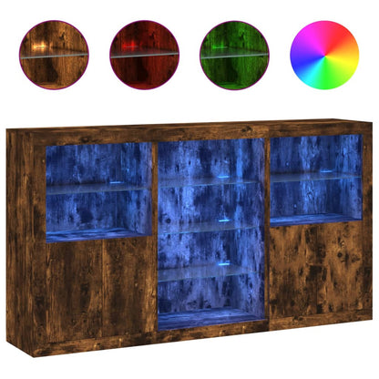 Credenza Con Luci Led 181,5X37X100 Cm