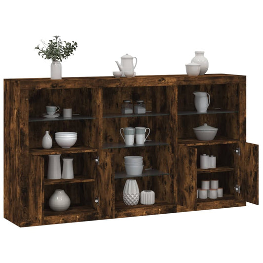 Credenza Con Luci Led 181,5X37X100 Cm