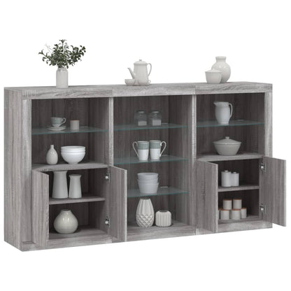 Credenza Con Luci Led 181,5X37X100 Cm