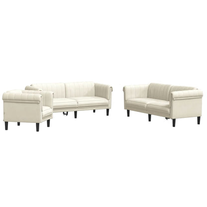 Set Di Divani 3 Pz In Velluto
