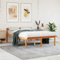 Letto Per Anziani Marrone Cera Legno Massello Di Pino