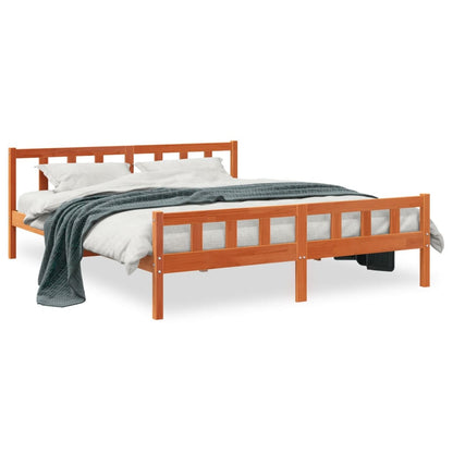 Letto Senza Materasso Cera In Legno Di Pino