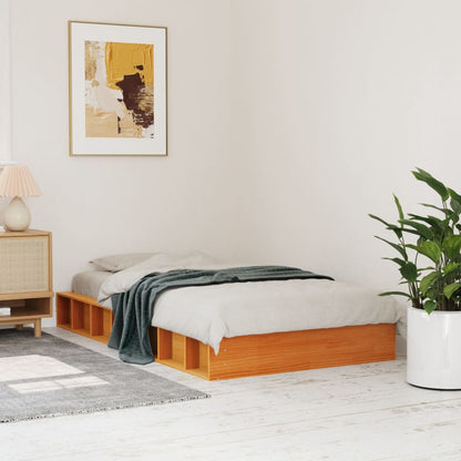 Letto Senza Materasso Cera In Legno Di Pino