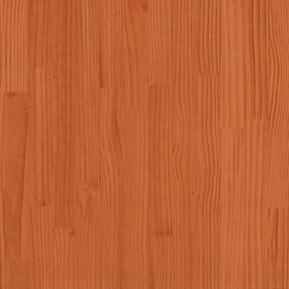 Letto A Soppalco Cera Legno Massello Di Pino