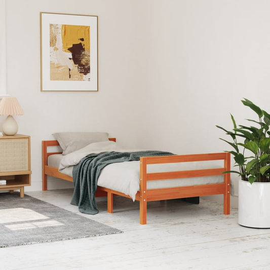 Letto Senza Materasso Cera Legno Di Pino