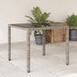 Tavolo Da Giardino Piano In 240X90X75Cm Polyrattan Grigio