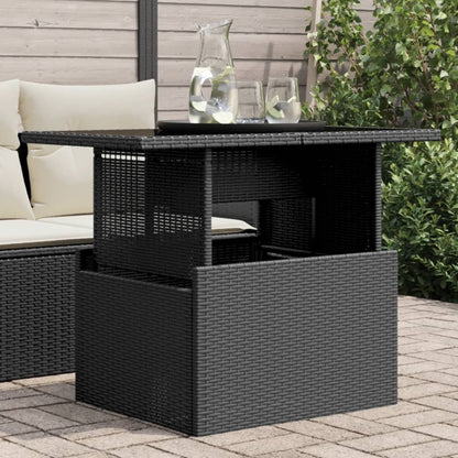 Tavolo Da Giardino Piano In 100X55X73Cm Polyrattan