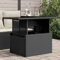 Tavolo Da Giardino Piano In 100X55X73Cm Polyrattan