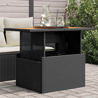 Tavolo Da Giardino Piano In 100X55X73Cm Polyrattan