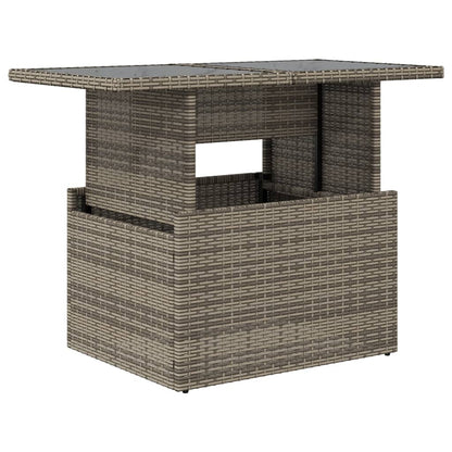 Tavolo Da Giardino Piano In 100X55X73Cm Polyrattan