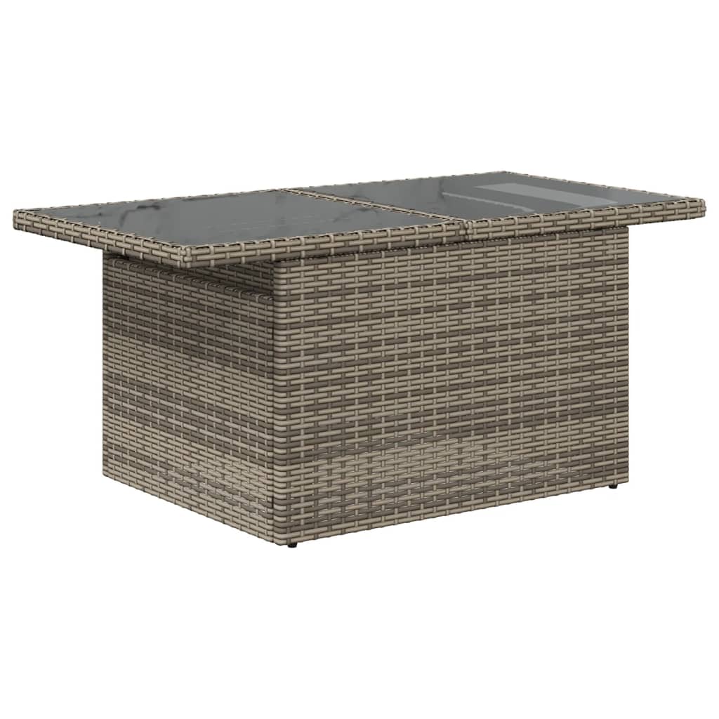 Tavolo Da Giardino Piano In 100X55X73Cm Polyrattan