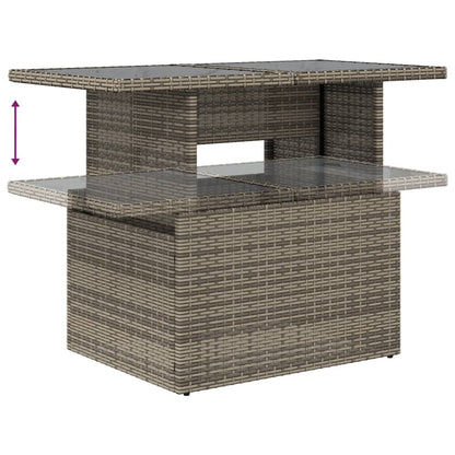 Tavolo Da Giardino Piano In 100X55X73Cm Polyrattan