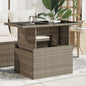 Tavolo Da Giardino Piano In 100X55X73Cm Polyrattan