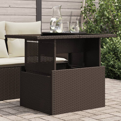 Tavolo Da Giardino Piano In 100X55X73Cm Polyrattan